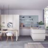 Leicht Moderne U-Küche mit Tisch Moderne Küchen